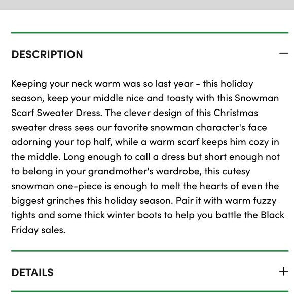 NWT! Tipsy Elves Snowman ⛄️ Sweater - Picture 6 of 8